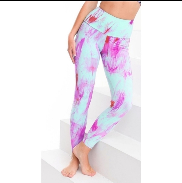 Booty by Brabants Marble Slim Fit Leggings Fuchsia - Picture 3 of 13